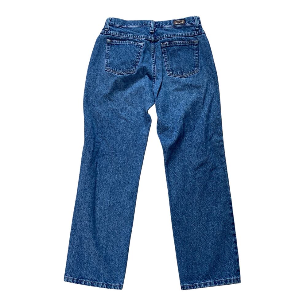 Riders Lee Relaxed 6P Women Denim Blue Jeans Mom 90S Y2K Retro Classic Cotton